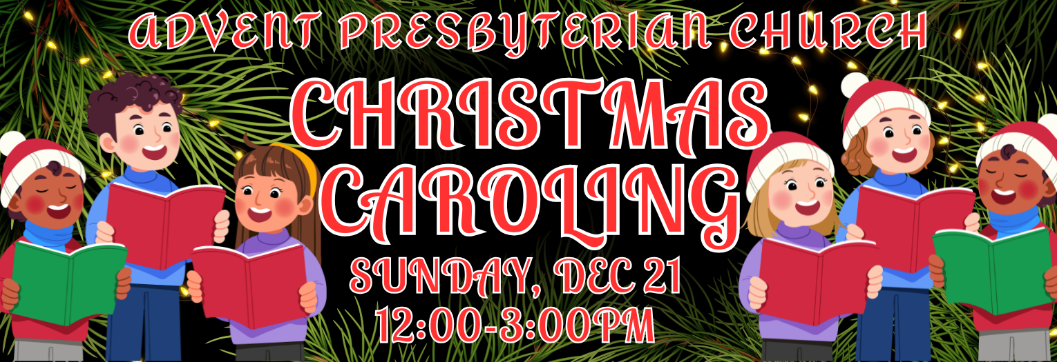 Christmas Caroling Banner